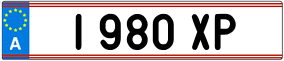 Truck License Plate